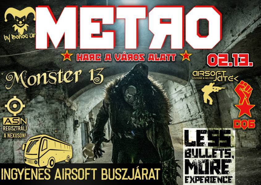 METRO Monster 13 - péntek 13.